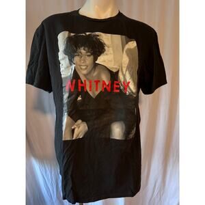 Whitney Houston Graphic Tee Black - XL